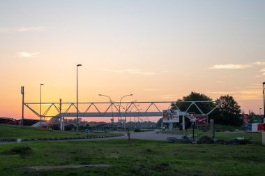 Stade Matmut Atlantique Passerelle blanche - Ali Koç Photographe.